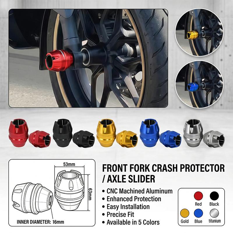 Motocykl CNC Suwak Przedniego Amortyzatora Oś Koła Ochraniacz Przed Upadkiem Dla Honda PCX125 PCX150 PCX160 ADV350 ADV160 ADV150 FORZA350 NSS350