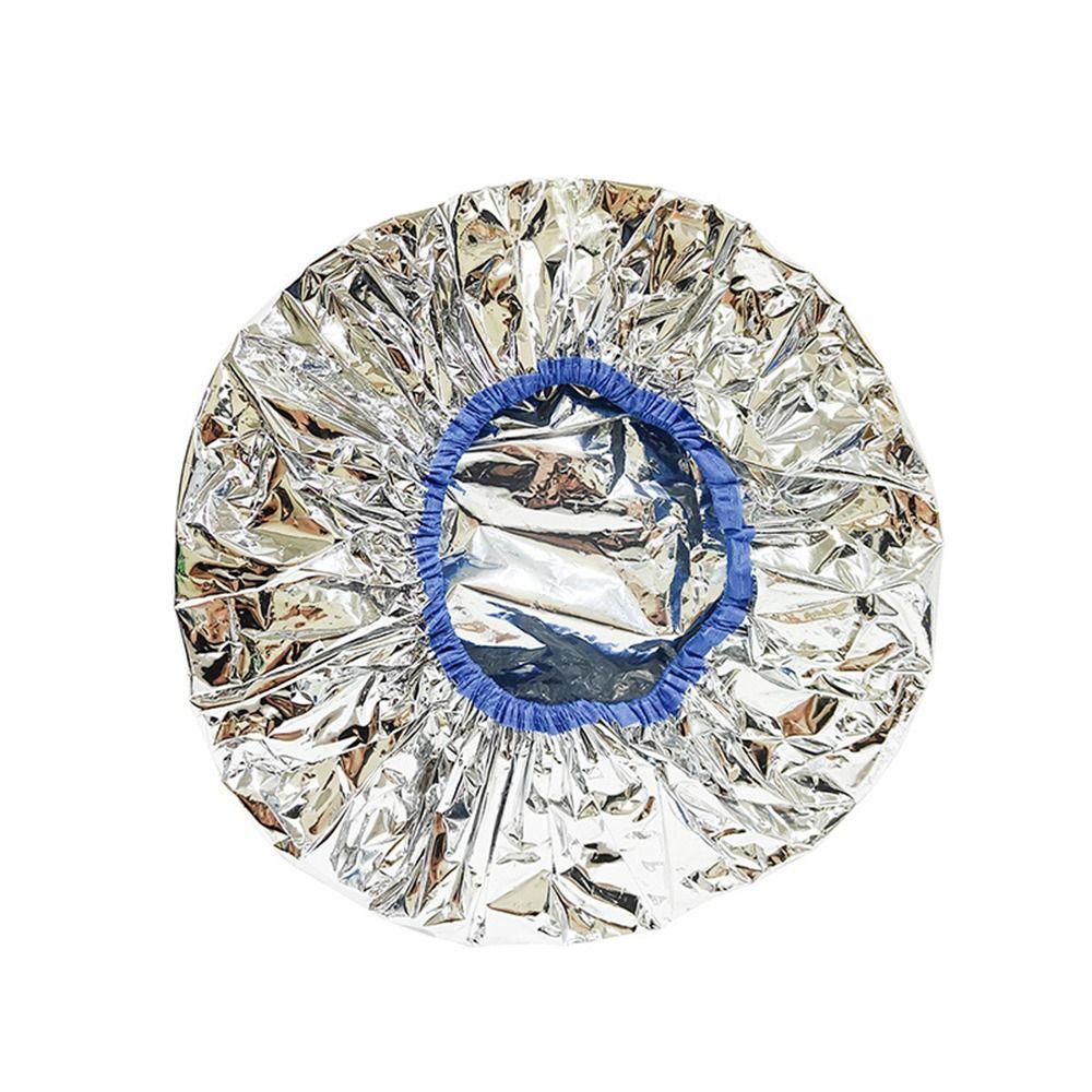 Folia Aluminiowa Samonagrzewająca się Czapka z Folii Aluminiowej Wielokrotnego Użytku Wodoodporna Nakładki do Obróbki Włosów z Folii Aluminiowej Parowniki do Włosów Narzędzia do Farbowania Włosów