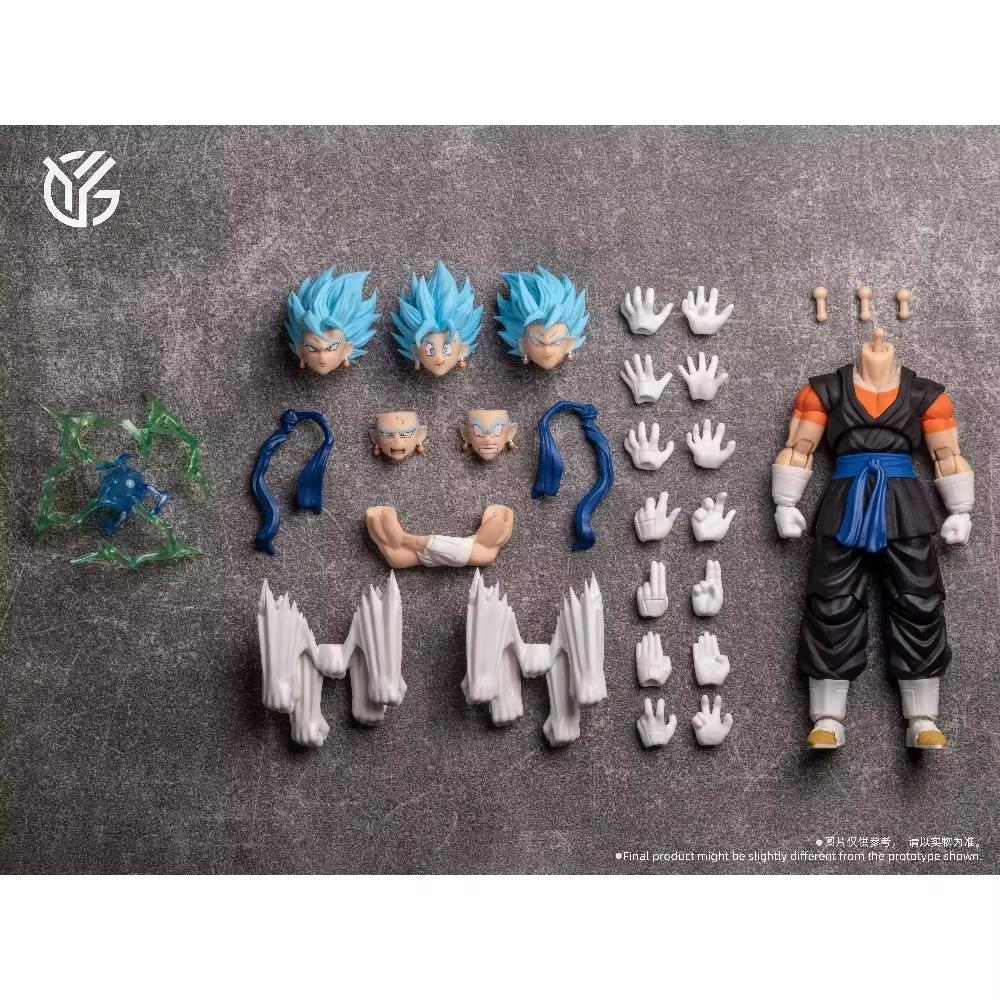 In Stock YGmw Studio OC Vegito 07 SHF Super Saiyan Fusion Warrior Action Figure Anime Figure Model Collectible Toy
