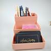 Ladder Grid Pen Holder Storage Box Student Desk Stationery Storage High Value Ins Pen Holder