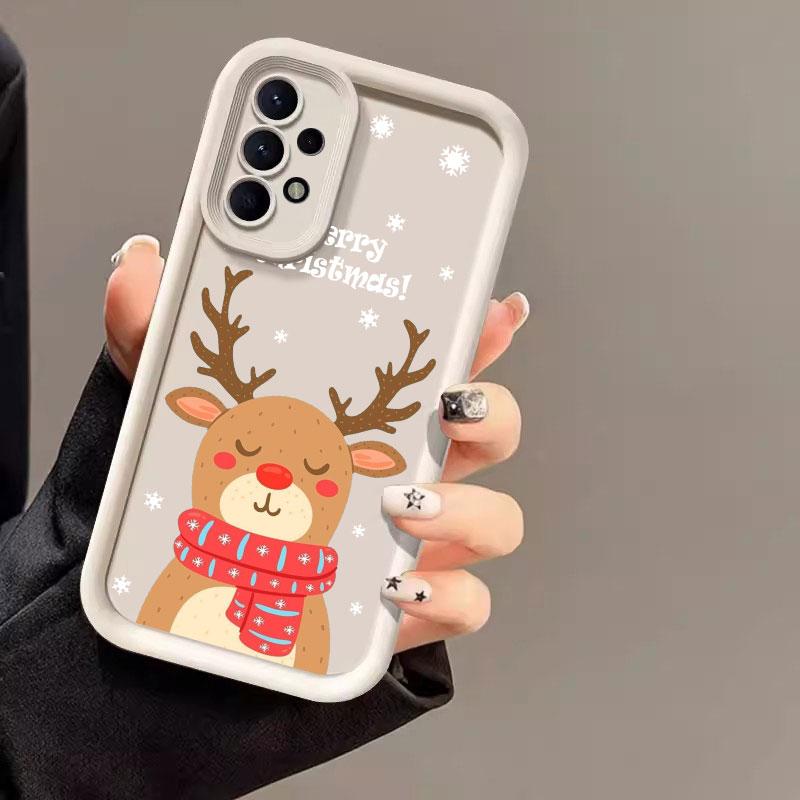 Merry Christmas New Year Gift Case For Samsung Galaxy A55 A35 5G A13 A54 A53 A52 A34 A06 A32 A14 A23 A24 A12 A51 A71 Phone Cover