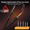 NEW 91W Wireless Soldering Iron Suitable for Makita/DW/Milwaukee/Bosch 18V 11V Li-ion Battery Used Repair Tool for DIY Projects