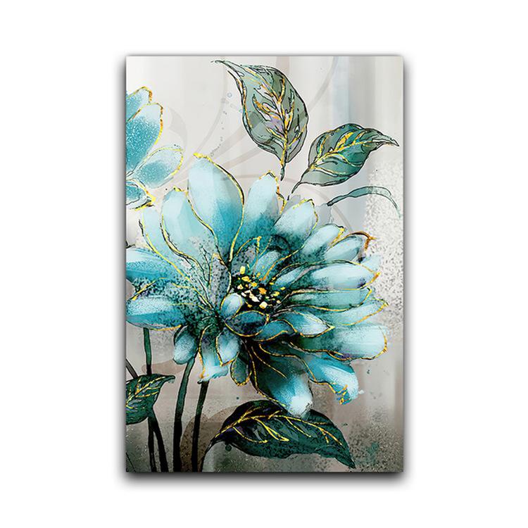 Scandinavian Abstract Wall Art Flower Poetry Stereoscopic HD Canvas Poster Prints Home Bedroom Living Room Decoration