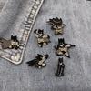 Classic Batman Cartoon Brooch – Superhero Badge and Anime Accessory