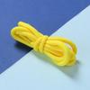 White Polyester Round Shoelaces for Hiking, Dad Sneakers, & Basketball Shoes