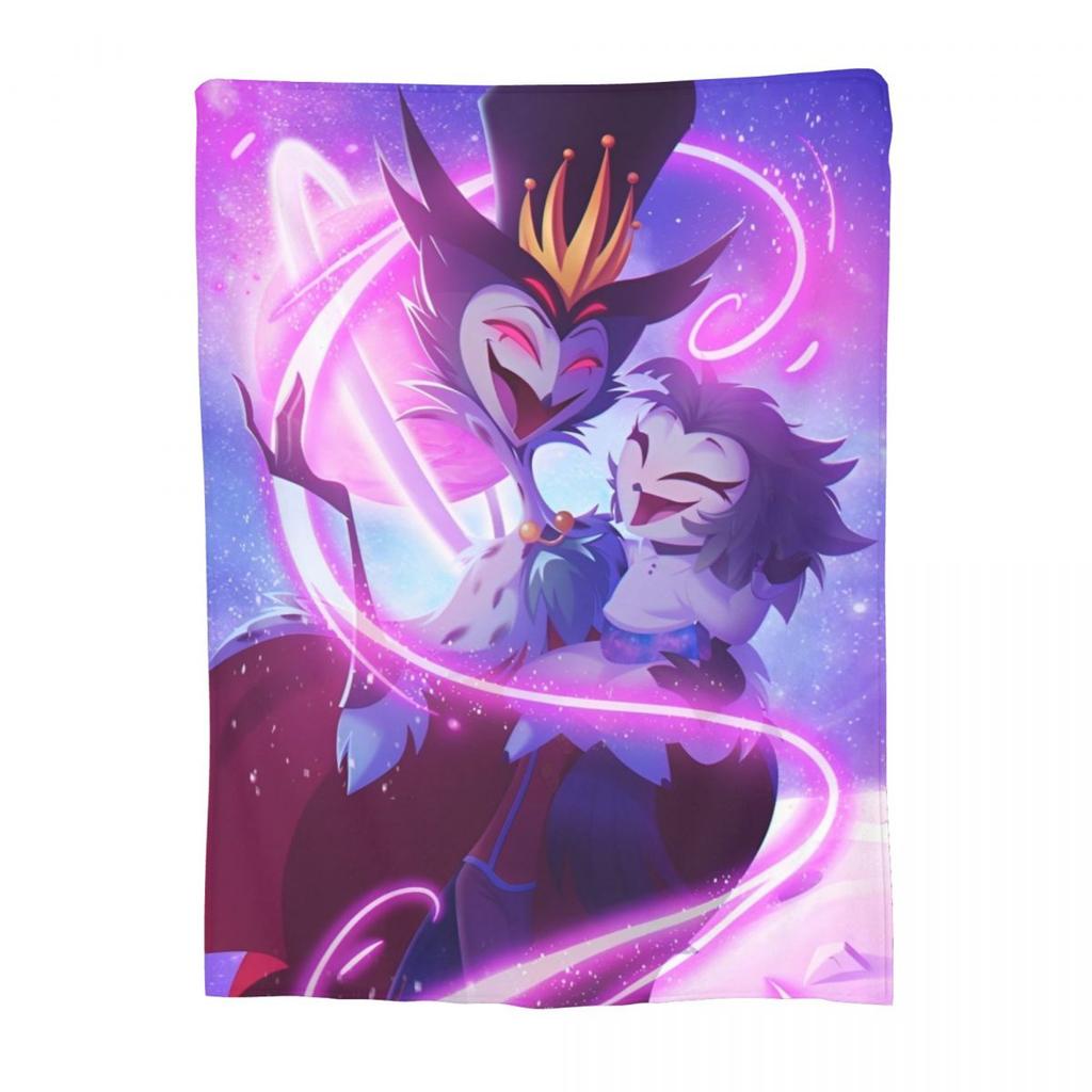 Zły Stolas H-Helluvas Boss Koc Super Miękkie Koce do Rzucania na Sofę 50x60 Cal Wielorozmiarowy Dywanik