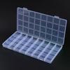 Case 32 Grid Compartment Plastic Transparent Storage Box Jewelry Earring Bead Screw Holder Display Organizer Container