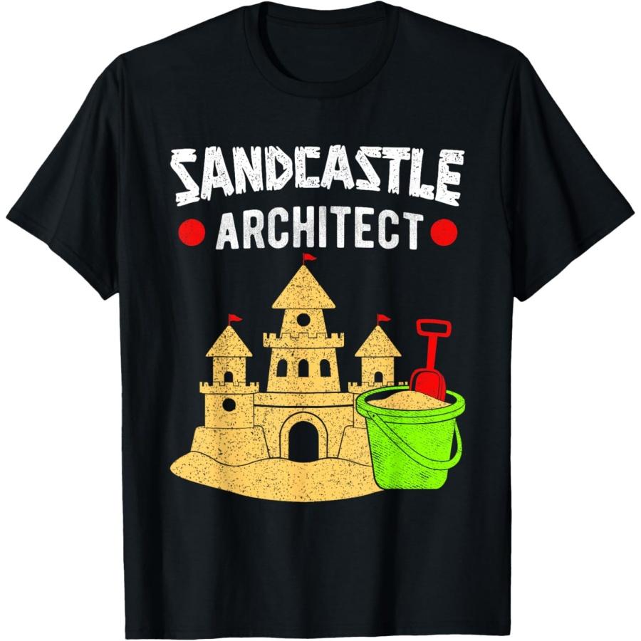 Sandcastle Builder Sand Painting Art Sculpture Artist T-Shirt S