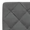 Bed Frame with LED Lights without Mattress Dark Grey 140 x 190 cm Fabric