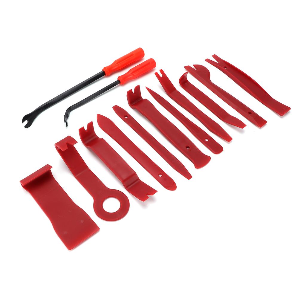 13pcs set Audio Remover Set Disassembly Tool Pry Bar for Car Trims Radio Door Dashboard Panel