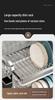 304 Stainless Steel Multi-functional Dish Drying Rack for Plates and Bowls