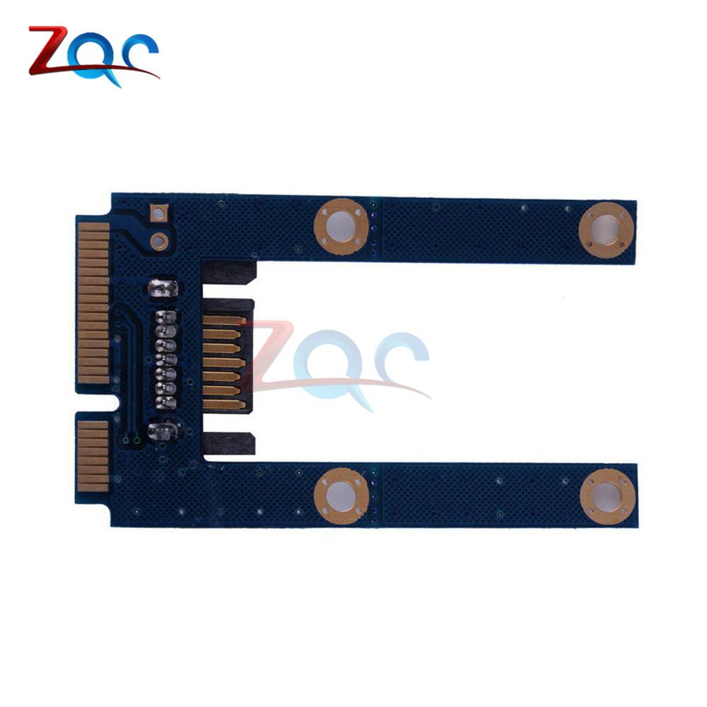 mSATA Mini PCI-e SSD SATA Slot to 7Pin SATA Hard Disk Conversion Card Converter Adapter
