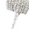 90cm Faux Pearl Rhinestone Ribbon Crystal Beads Chain Trim DIY Dress Shoes Decor