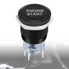 12V Waterproof Car Engine Start Push Button   Ignition Starter Black Zinc Aluminium Alloy
