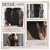 GRAXIA Cabaret Midi Tight Hostess Cabaret Lounge All Size XL Dress, Dress, Cache-Coeur, Dress, Dress, Club, Dress, 3/4 Sleeves, Slit, Lace,
