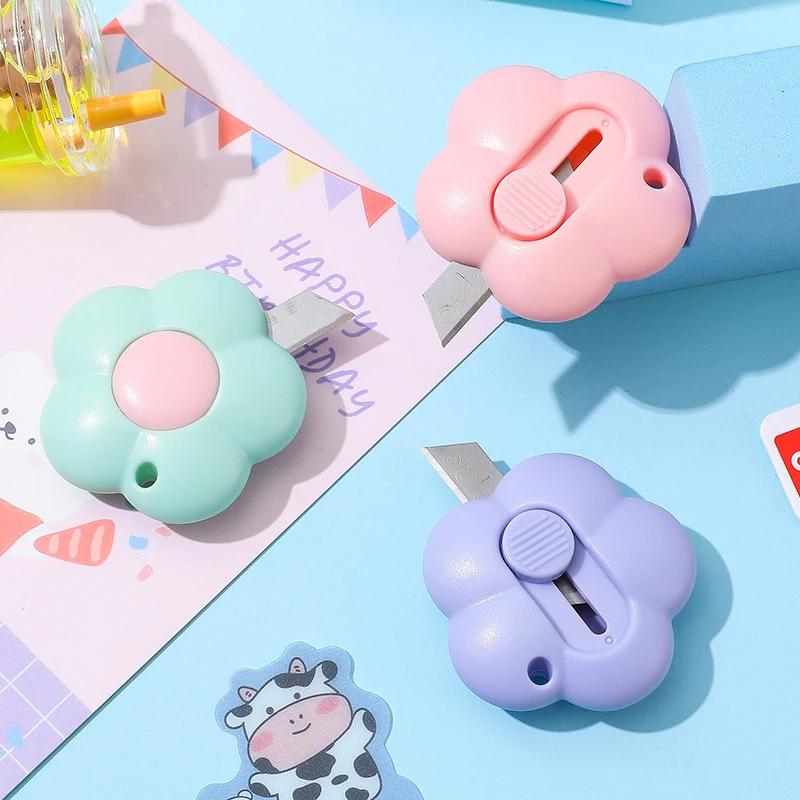 1/2PCS Mini Flower Art Knife Portable And Unwrapping Express Delivery Knife Student Office Paper Cutting Handmade Utility Knife