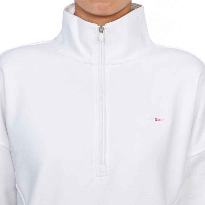 Galleria G Fore Pore Golfwear Women S Half Zip Up lonG Sleeve T ShirT Glm000011 Sno