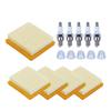 Für Trimmerwartung Wie abgebildet Trimmer-Filterkit 5-teiliges Luftfilter-Kit Luftfilter-Wartung Für FS89 FS91 FS111