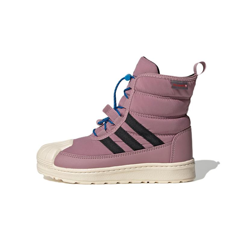 

Adidas Originals SUPERSTAR 360 2.0 Wear resistant And Waterproof Boots Purple Kids Sneakers GV9065 32