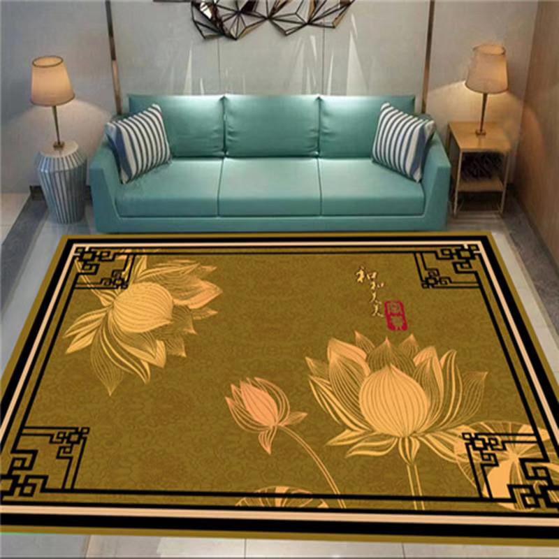 New Chinese Style Carpet Floor Mat Living Room Sofa Floor Mat Household Bedside Carpet