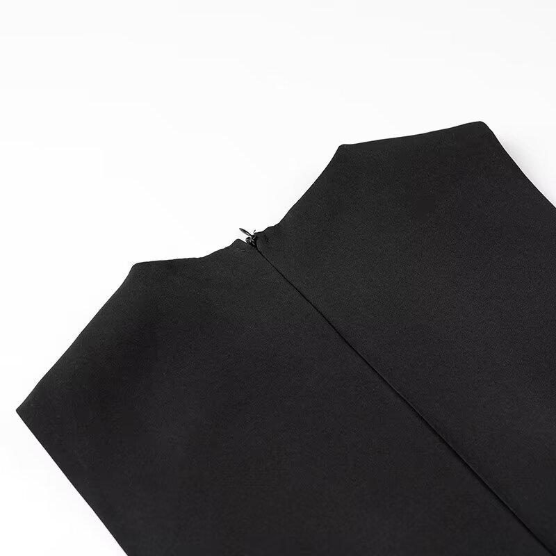 2025 Spring European & American Women's Fashion: Elegant Slimming Two-Piece Dress