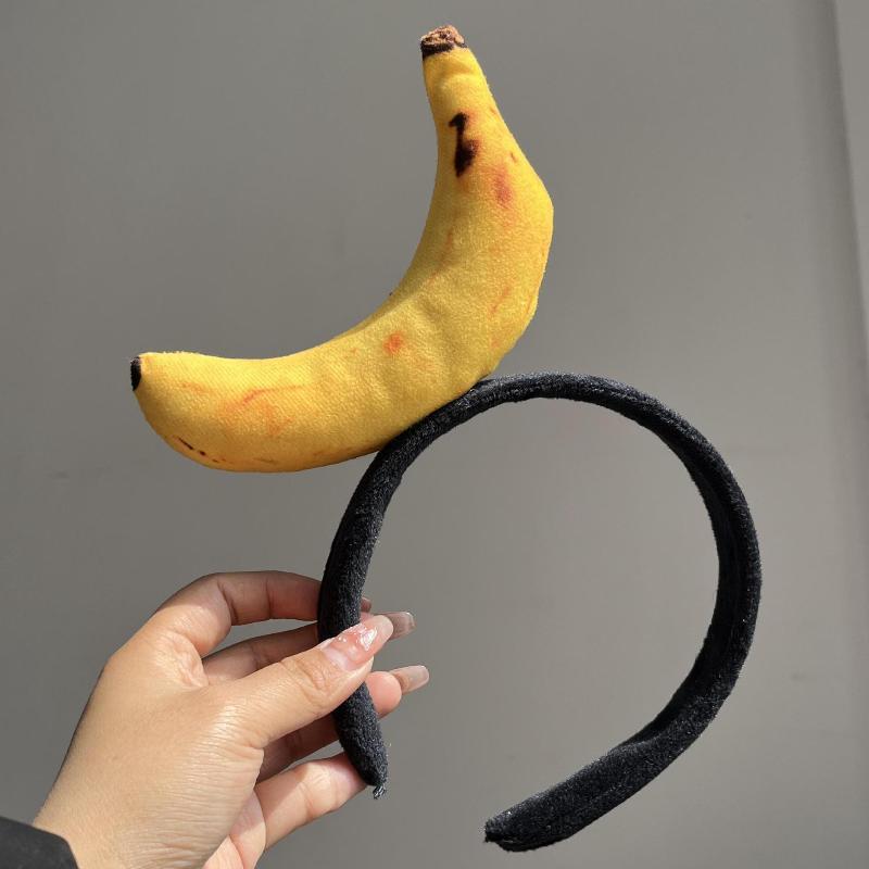 Fashion Kawaii Simulated Food Hair Hoop Korean Style Headwear Fruits Headband Tomato Potato Vegetable Hair Bands Female/Girls