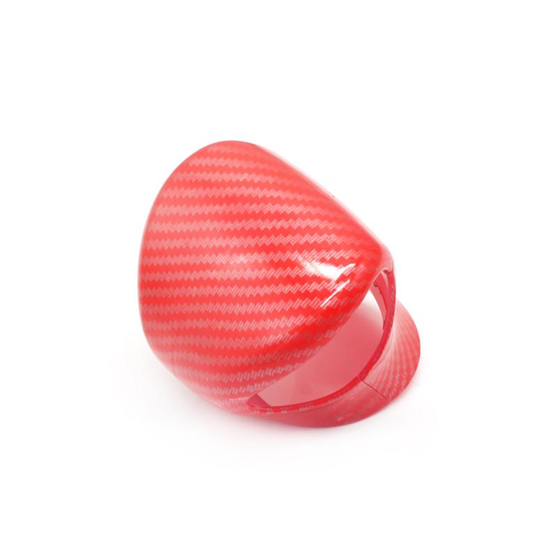 Carbon Fiber ABS Plastic Car Gear Shift Knob Cover Trim For Lexus ES UX LX 2018-2023 Interior