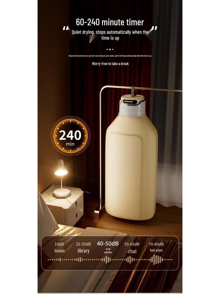 Smart Portable Folding Clothes Dryer for Dorms and Households