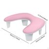 Manicure Arm Rest ,Manicure Nail Tool ,U Shaped, Station ,Soft, Hand Pillow Armrest for