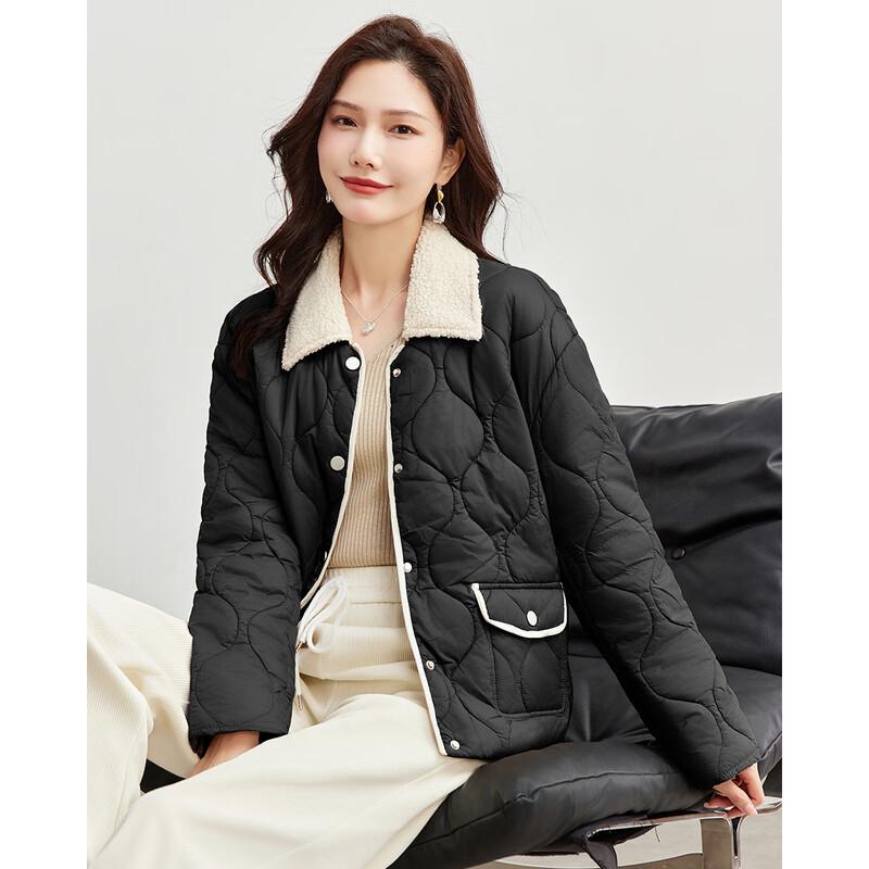 TERRE BLEUE Women's Quilted Winter Jacket