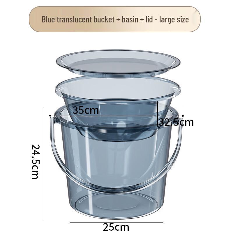 Yicang Transparent Plastic Outdoor Fishing Bucket