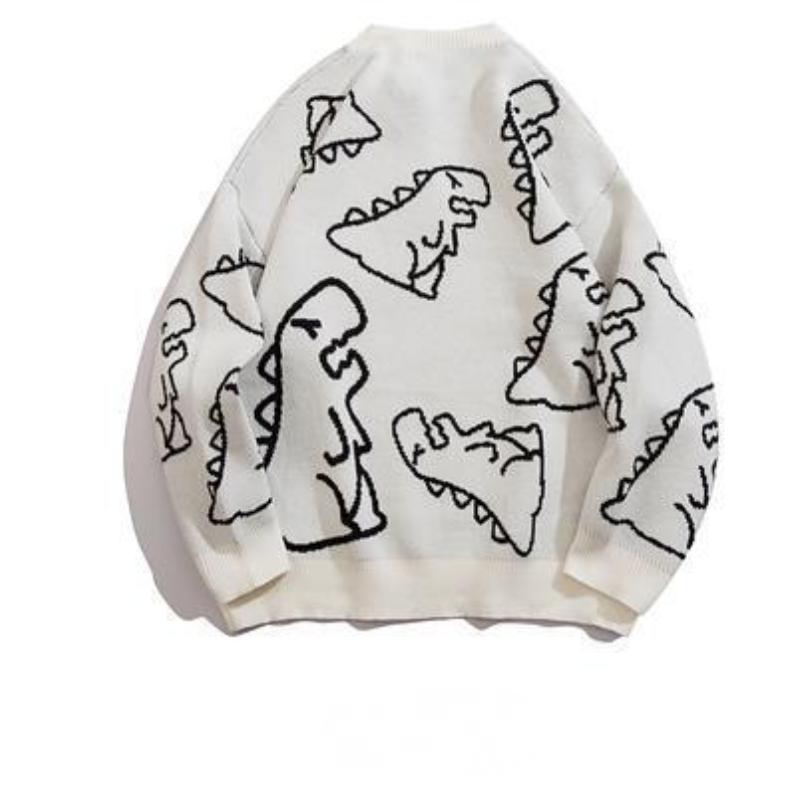 Neue Herbst Und Winter Trendy Street Cartoon Voll Gedruckt Rundhals Pullover Hip Hop Ins Lose Vielseitig Pullover Pullover Für männer