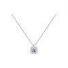 Women's Minimalist Light Luxury Square Zircon Clavicle Necklace - Ideal Gift for Best Friend or Girlfriend