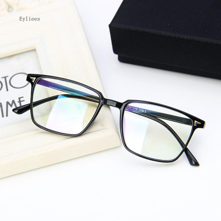 Retro Square Eyeglasses Frames  Glasses Frame Spectacles Trendy Vintage Leopard Print Clear Eye Glasses Anti Blue Light