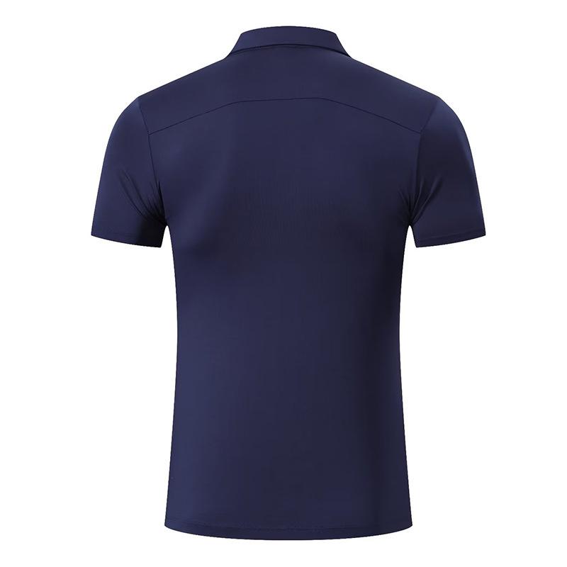 Men's Cross-Border Milk Silk Lapel Polo Shirt - Short Sleeve Sports & Running Top