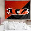 1PC Bengals Team Logo Artwork Quick-Dry Tapestry, Unique Design Tapestry, Suitable for Bedroom,Livingroom, Playroom,Heartwarming Holiday Gifts