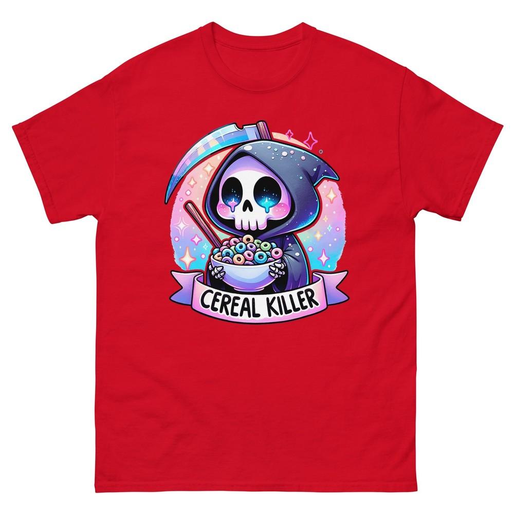 Cereal Killer Breakfast Cereal Bowl Cereals Skull Skeleton TShirt S