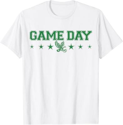 Klassisches Football Game Day Eagles Bekleidungs-T-Shirt