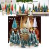 Decorate Your Home With Mini Pine Frosted Sisal Trees Christmas Ornaments