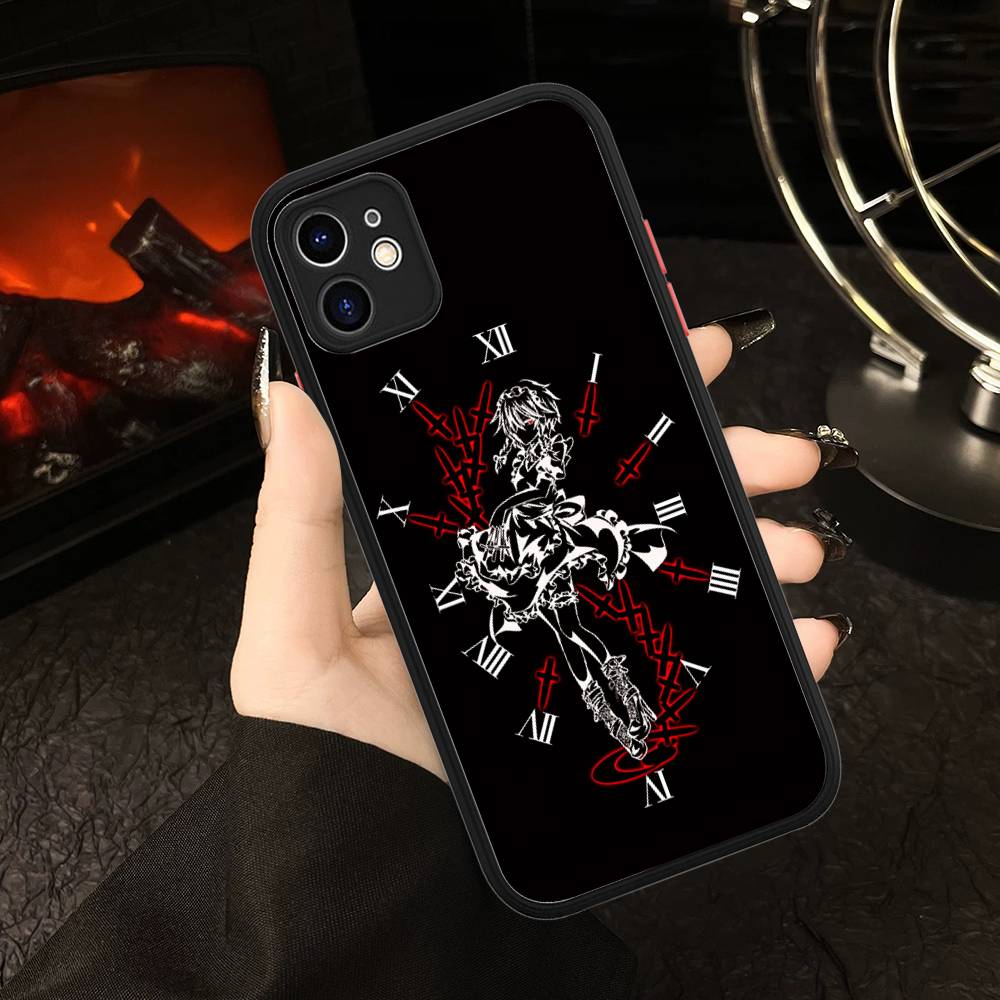 Classic Game Touhou Project For IPhone 16 15 14 Plus 13 12 11 Pro Max X XS MAX Translucent Matte Shockproof Cover