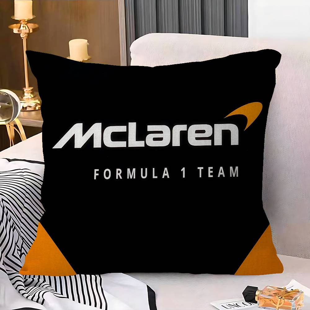 Funda de Almohada Decorativa Estética de Habitación con Logo M-McLaren Decoración del Hogar Dormitorio Cama Sofá Funda de Cojín 45x45