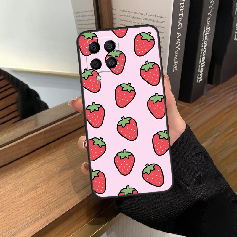 Strawberry Case For Samsung Galaxy M56 M06 M16 M36 M52 M32 M12 M54 M34 M14 M35 M55 M15 M11 M31 M13 M53