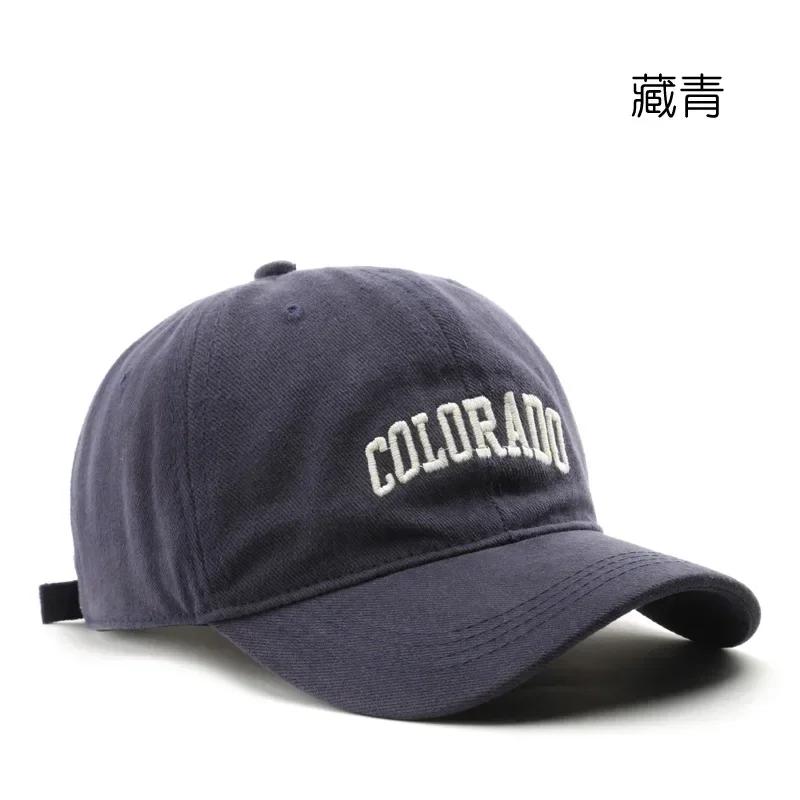 Outdoor Cotton Girls Baseball Caps Solid Embroidery Men Women Cap Hip Hop Sunscreen Adjustable Snapback Teens Baseball Hats