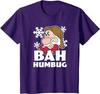 Hot Fashion Casual Disney Snow White & The Seven Dwarfs Christmas Grumpy Humbug T-Shirt S-4XL Summer