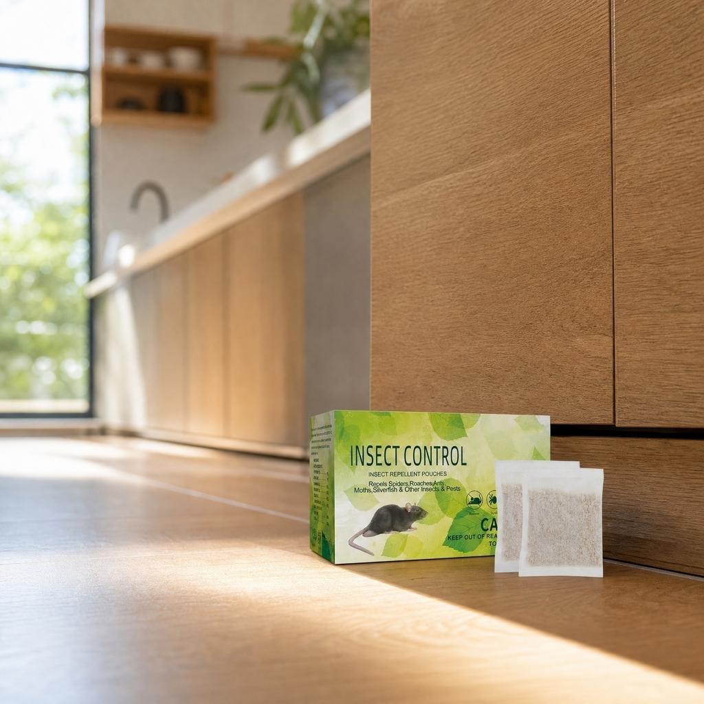 Insect Control Repellent Pouches Natural Plant-Based Pest Deterrent for Spiders Roaches Ants Moths Silverfish and Other Insects and Pests