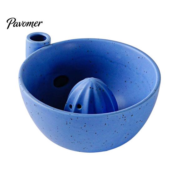 Manual Citrus Juicer Ceramic Berry Washing Bowl, Reamer, Fruit Cleaning Kitchen Prep Bowl And Juice Extraction Tool for Breakfast Salad Tableware Gift