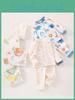 Childrens Cotton Pajama Set With Animal Prints For Newborns And Infants