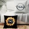 Federa Cuscino Logo Auto O-OpelsS Tessuto Peluche Morbida Federa Stampa Double Face Copricuscino Regali per la Casa