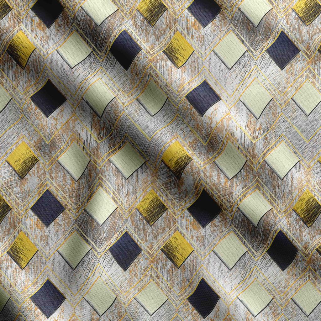Soimoi Geometrical Print,  Cotton Cambric, Quilting Fabric Sold by The Yard 42 Inch Wide, Medium Weight Cotton Fabric,