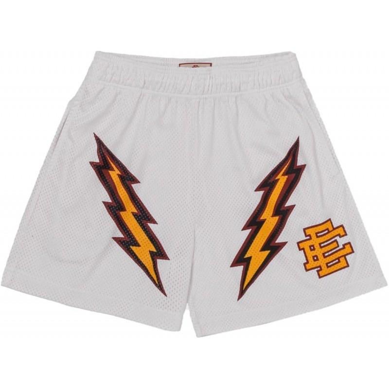 Eric Emanuel EE Herren Mesh Fitnessshorts Atmungsaktiv Jogging Training Lässige Sportbekleidung